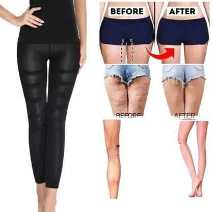 High Waist Anti Cellulite Compression Leggings Tummy Control