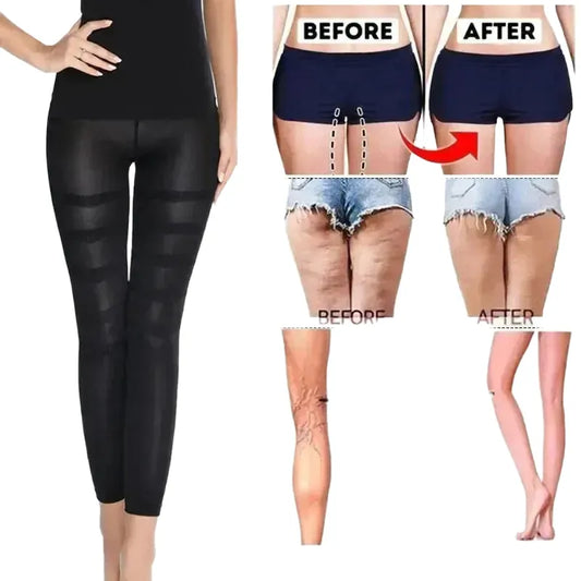 High Waist Anti Cellulite Compression Leggings Tummy Control
