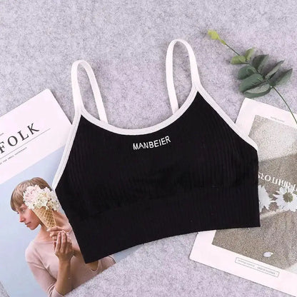 Cotton Sports Bra Crop Top For Gym And Fashion Activewear