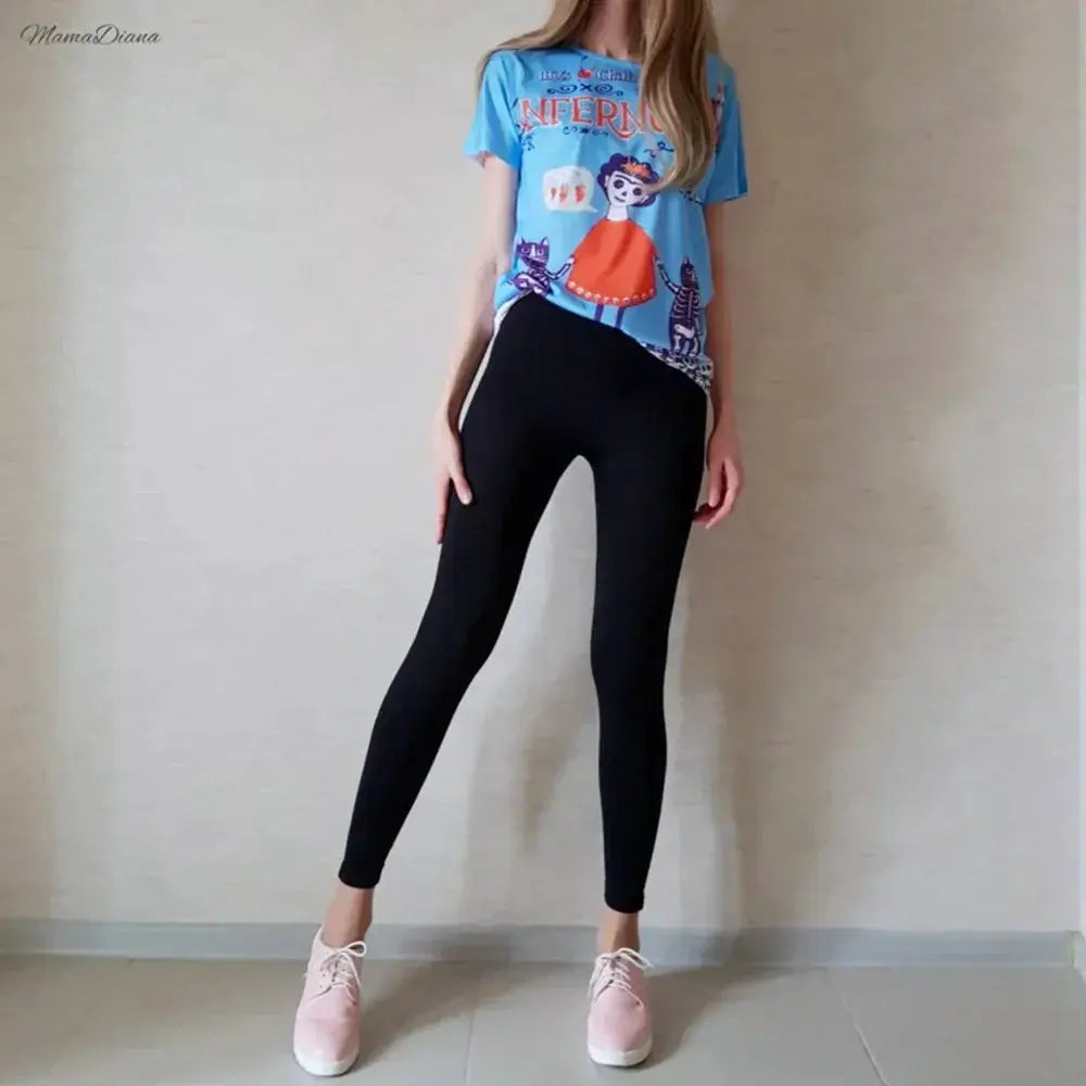 High Waist Tummy Control Leggings For Women Slimming Shaper