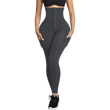 Tummy Control Corset Leggings Fitness High Waist Shapewear