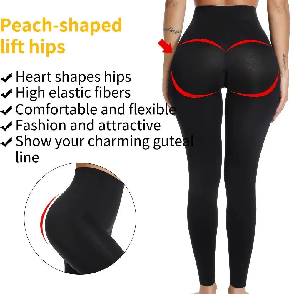 High Waist Tummy Control Leggings For Women Slimming Shaper