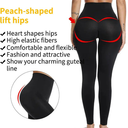 High Waist Tummy Control Leggings For Women Slimming Shaper