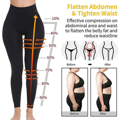 Compression Leggings For Women High Waist Anti Cellulite