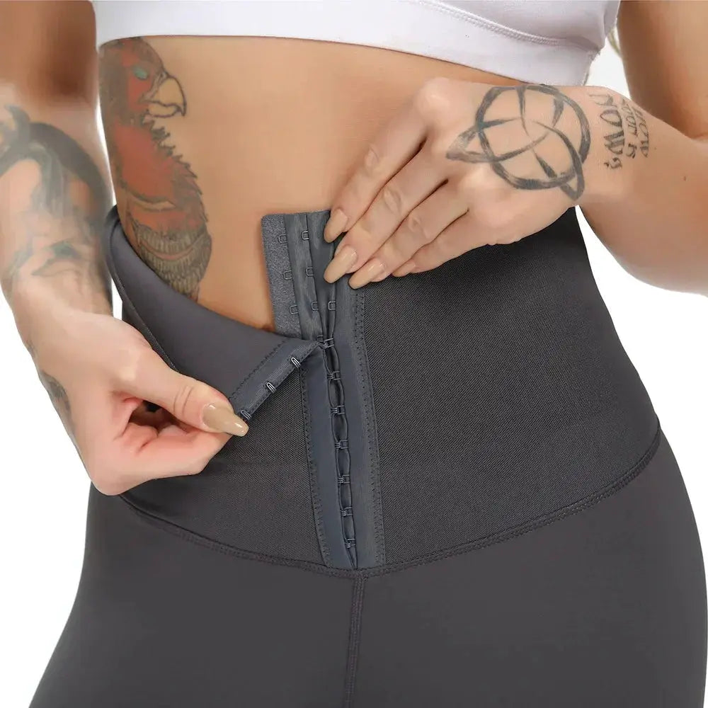 Tummy Control Corset Leggings Fitness High Waist Shapewear
