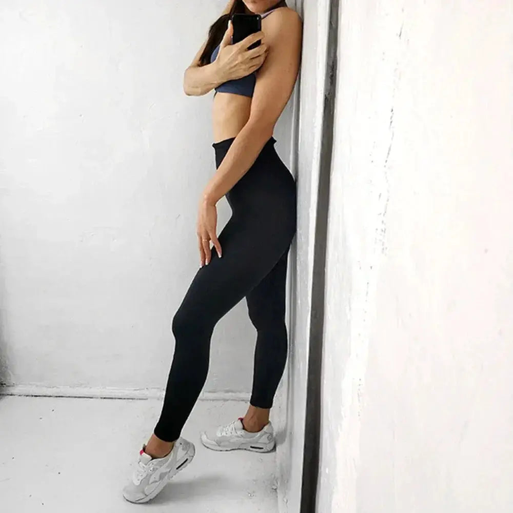 High Waist Tummy Control Leggings For Women Slimming Shaper