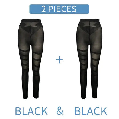 High Waist Anti Cellulite Compression Leggings Tummy Control