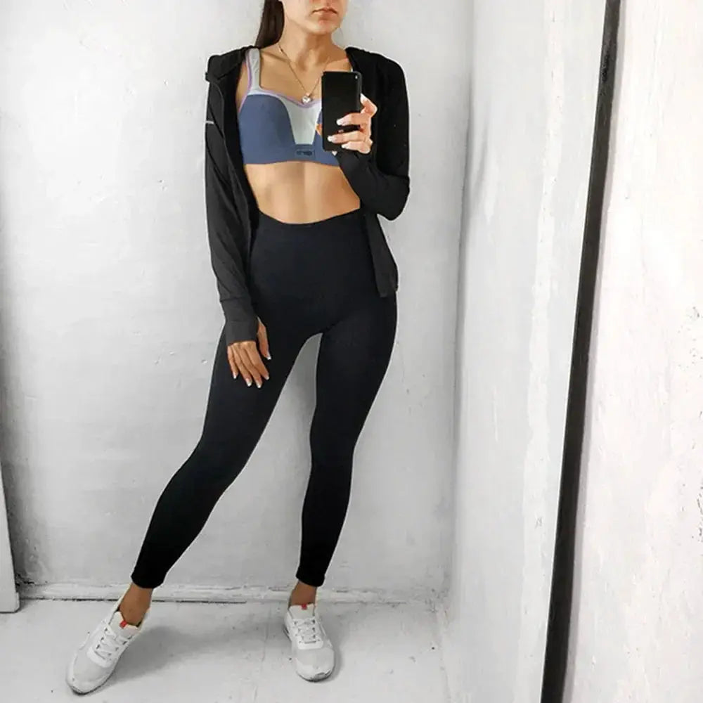 High Waist Tummy Control Leggings For Women Slimming Shaper