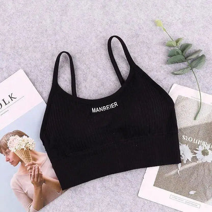 Cotton Sports Bra Crop Top For Gym And Fashion Activewear
