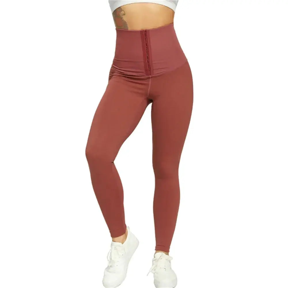 Tummy Control Corset Leggings Fitness High Waist Shapewear