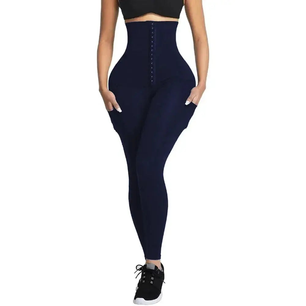 Tummy Control Corset Leggings Fitness High Waist Shapewear