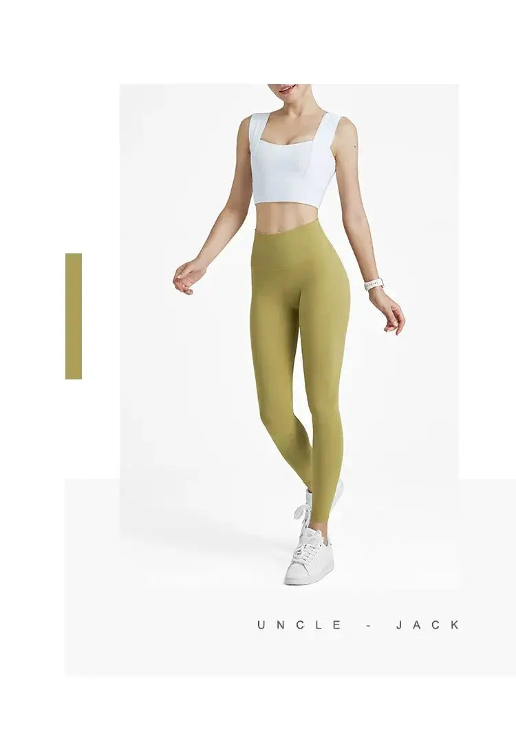 Hip Lifting Yoga Fitness Pants No Embarrassment Line Design