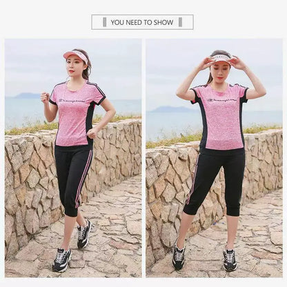 Plus Size Stylish Yoga Set High Quality Fitness Outfit