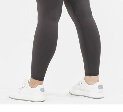 Plus Size High Waist Hip Lift Yoga Running Pants For Women
