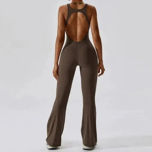 Open Back Yoga Jumpsuit With Ultimate Fusion Design