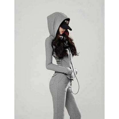 Barbie Wear Mop Pants Yoga Set Sweatshirt For Teens