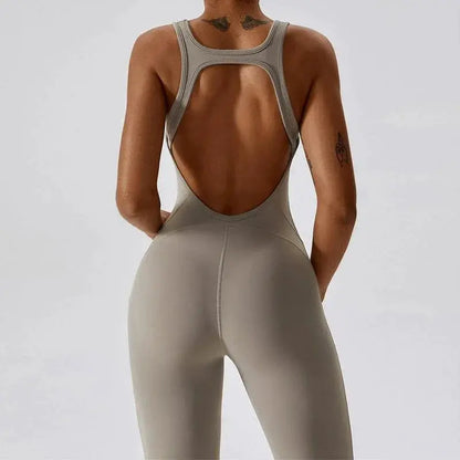 Open Back Yoga Jumpsuit With Ultimate Fusion Design