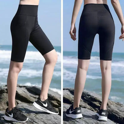 Curvy Women Workout Leggings Quick Dry Fitness Bottoms