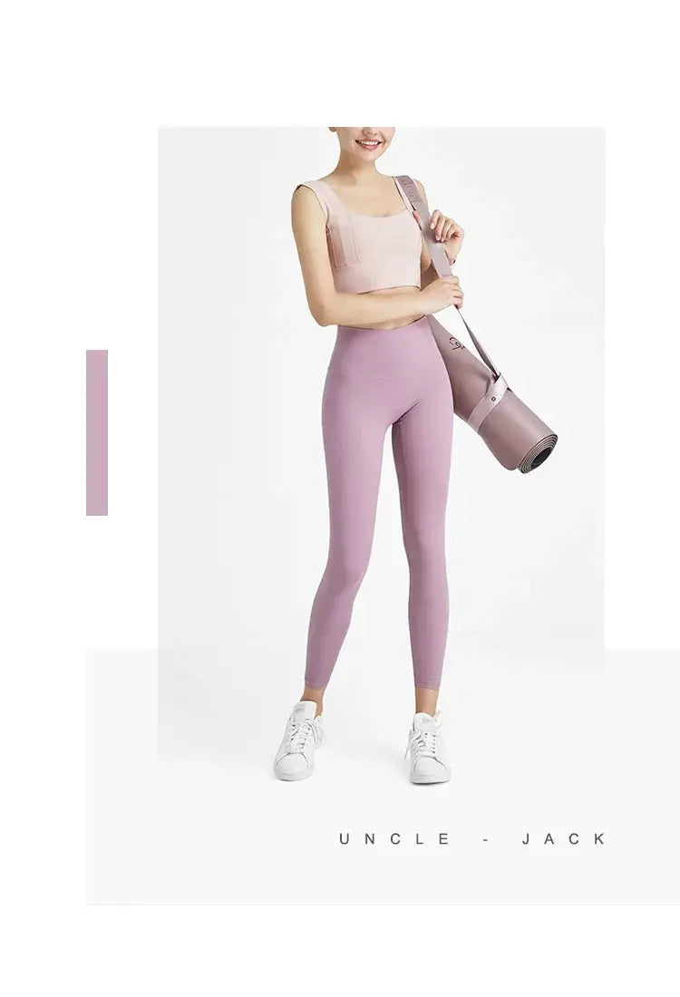 Hip Lifting Yoga Fitness Pants No Embarrassment Line Design