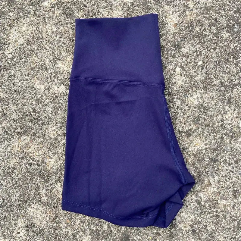 Sexy Solid Color Women Fitness Sport Short High Waist Athletic Yoga Short Leg Cycling Comprehensive Training Jogging Squat Proof