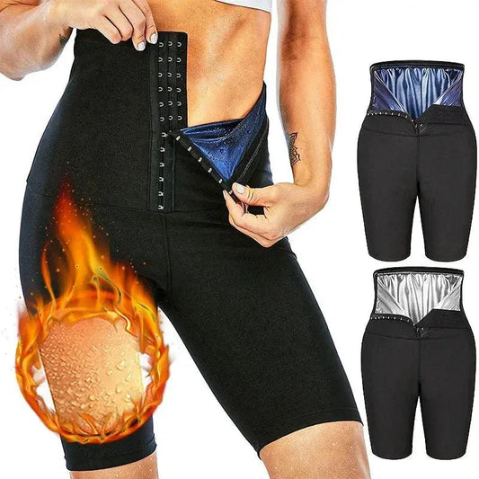 High Waist Sauna Shaper Pants for Sweat Slimming Confidence