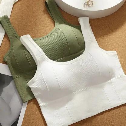 Seamless Shockproof Yoga Bra For Women Breathable Crop Top - OurLum.com