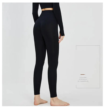 Nude Yoga Pants Women High Waist Seamless Hip Lifting