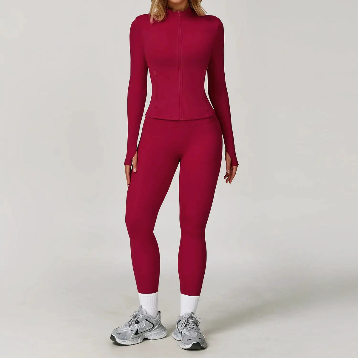 2/3PCS Yoga Suit Sports Set Gym Set Women Tracksuit Running Workout Clothes Long Sleeve Sports Bra Athletic Wear Yoga Clothing