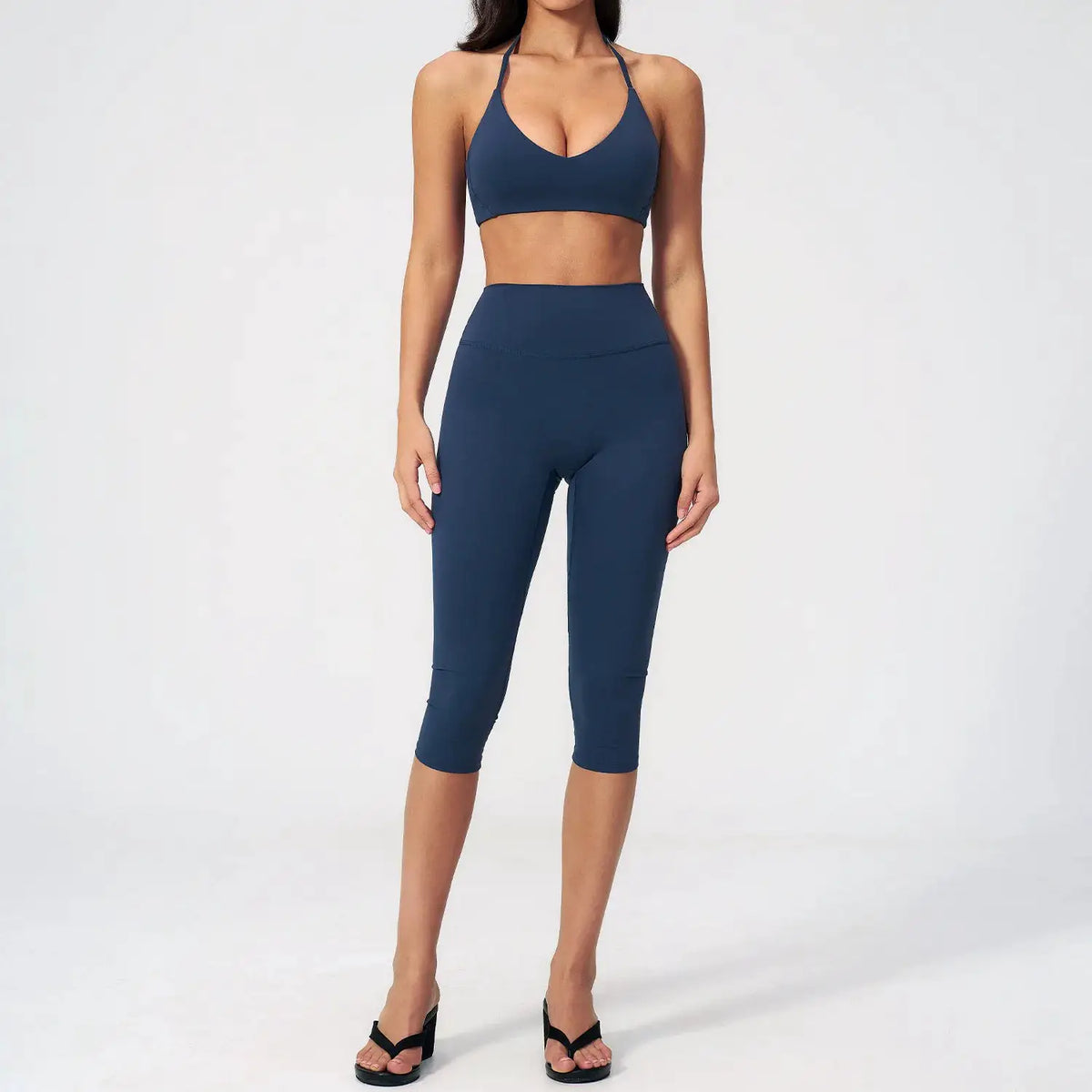 Women's Fitness Set Gym Tracksuit Breathable Sports Bra Flared Trousers Suit Workout Clothing Sportswear Female Athletic Wear