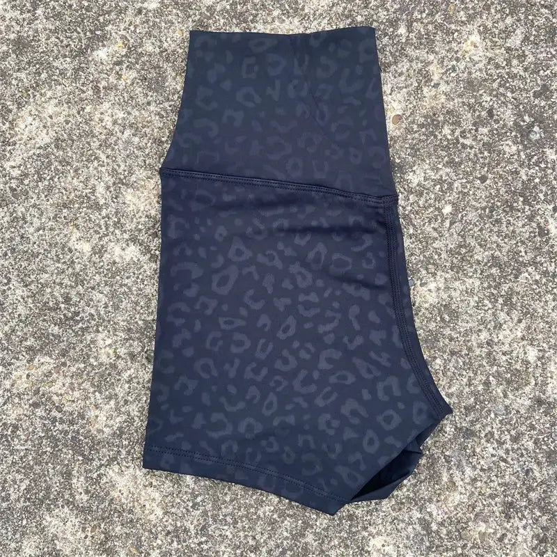 Sexy Solid Color Women Fitness Sport Short High Waist Athletic Yoga Short Leg Cycling Comprehensive Training Jogging Squat Proof