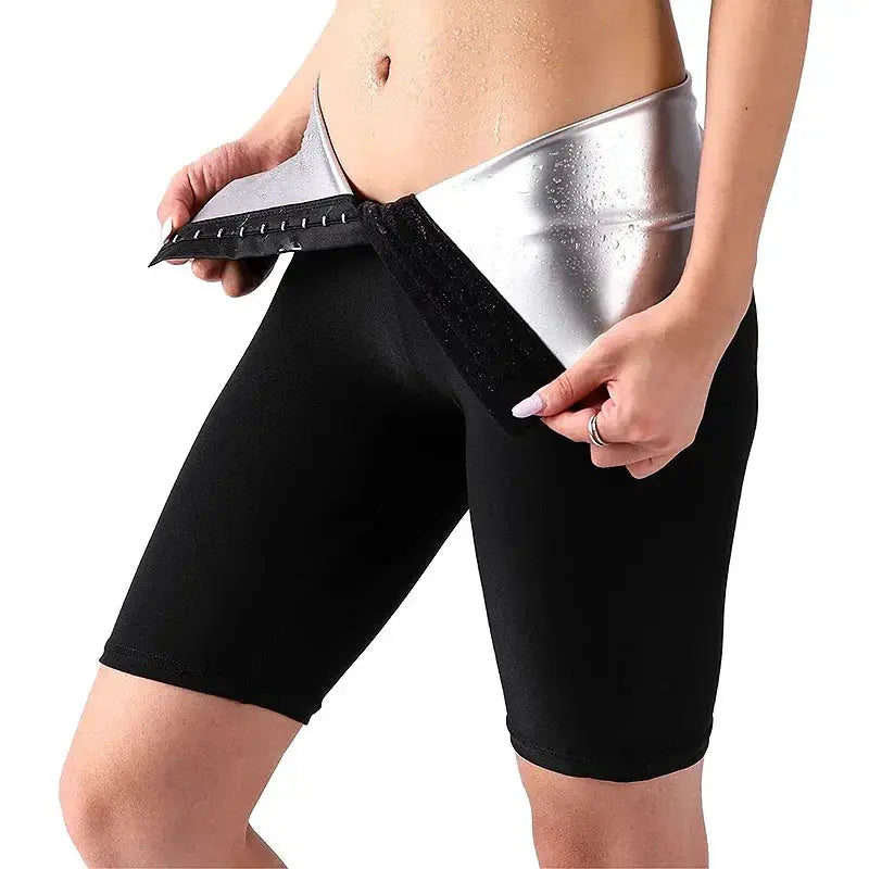 High Waist Sauna Shaper Pants for Sweat Slimming Confidence