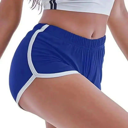 Acrylic High Waisted Yoga Shorts Anti Walking Tech