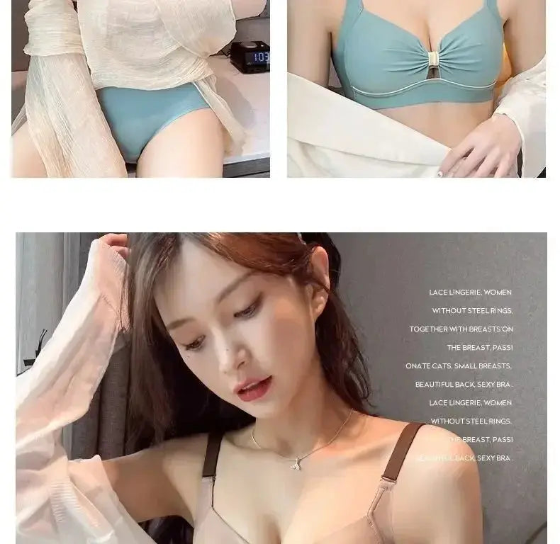 Wireless Seamless Push Up Sports Bra For Women Lingerie - OurLum.com