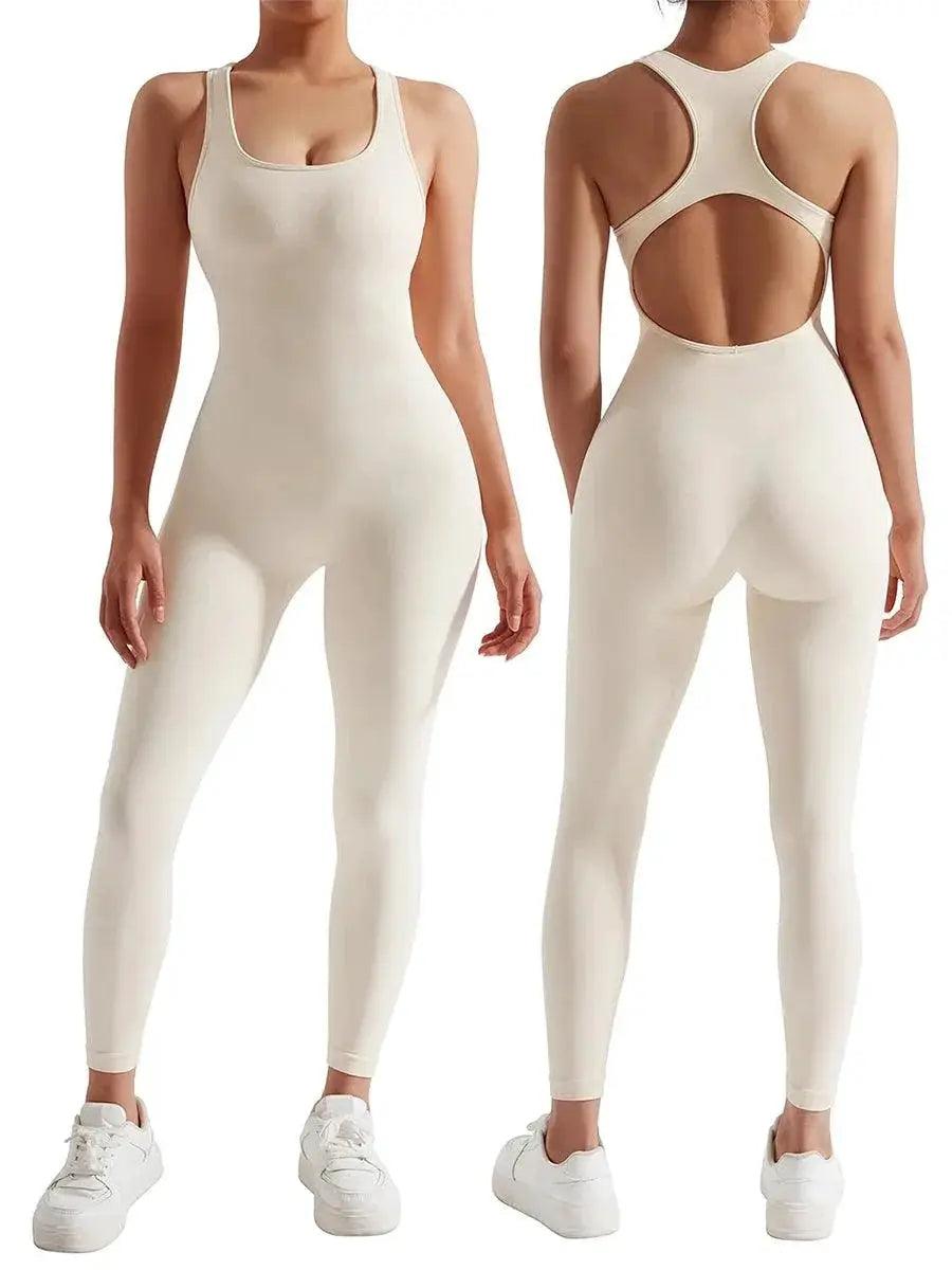 Women's Workout Jumpsuit Stylish Fitness Attire for Women