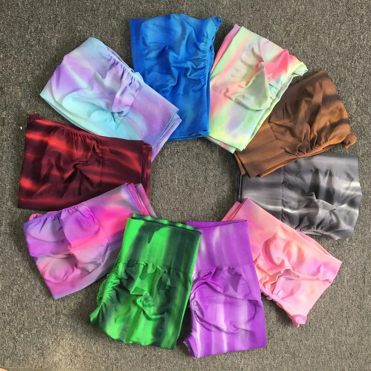 Aurora Gradient Yoga Leggings for Women Workout Comfort