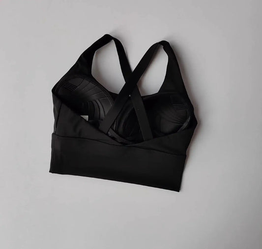 Shockproof High-Intensity Exercise Fitness Bra All-In-One Cup Running Gathered Yoga Beauty Back Breathable Sports Bra for Women