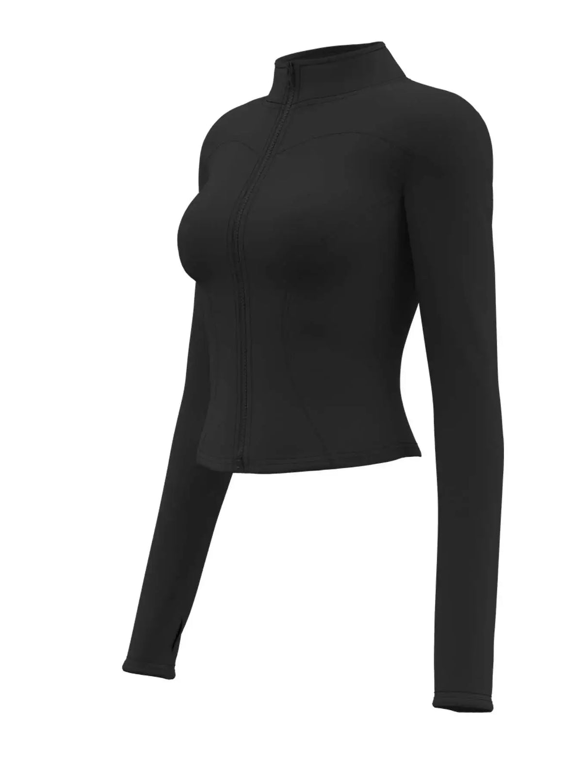 Waist Slimming Training Tops For Women Tight Zipper Shirts