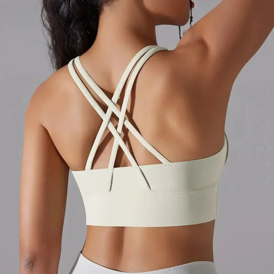 Womens High Stretch Yoga Bra Tank Top For Gym Use Daily