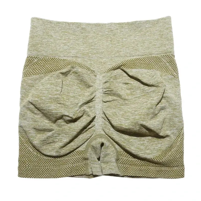 High Waist Women's Yoga Shorts Seamless Fitness Shorts