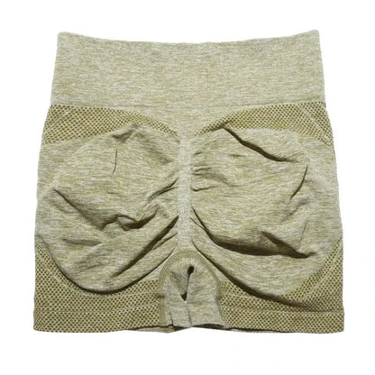 High Waist Women's Yoga Shorts Seamless Fitness Shorts
