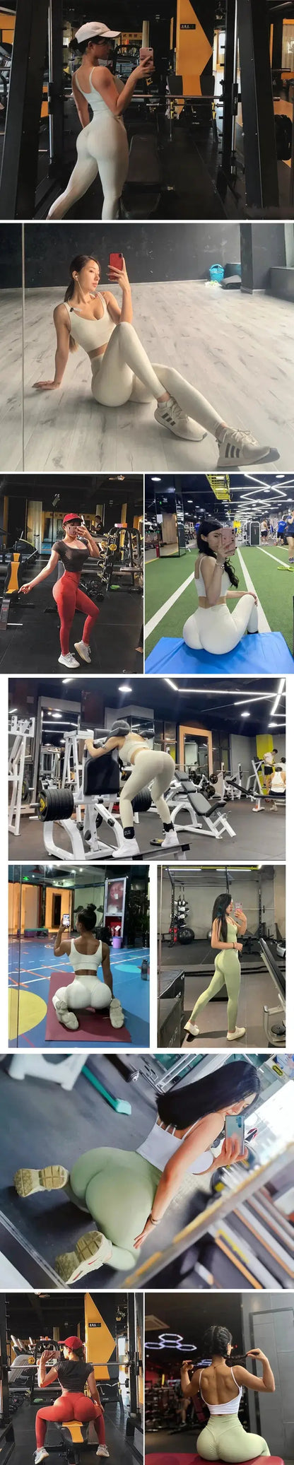 Women High Waist Sport Leggings Elastic Fitness Yoga Pants