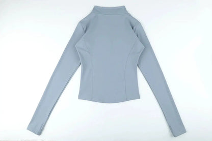 Slim Fit Women's Athletic Jacket With Long Sleeves