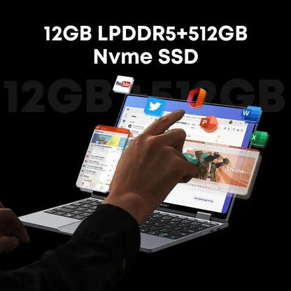 MiniBook X 2 In 1 Laptop Tablet 10 51 Inch Intel N100