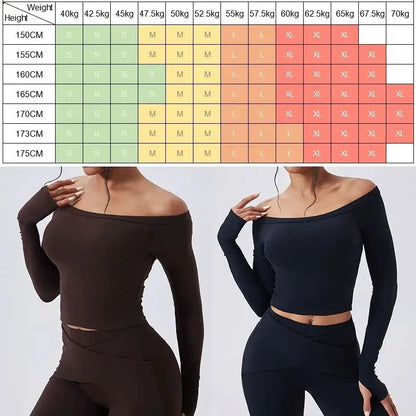 Cloud Hide SEXY Girls Yoga Shirts Long Sleeve Blouse Women Plus Size Sports Gym Fitness Top Ladies Running T-Shirt Workout Shirt