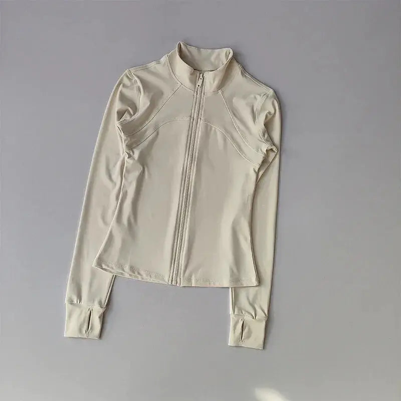 Yoga Suit Women's High-End Standing Collar Sports Jacket