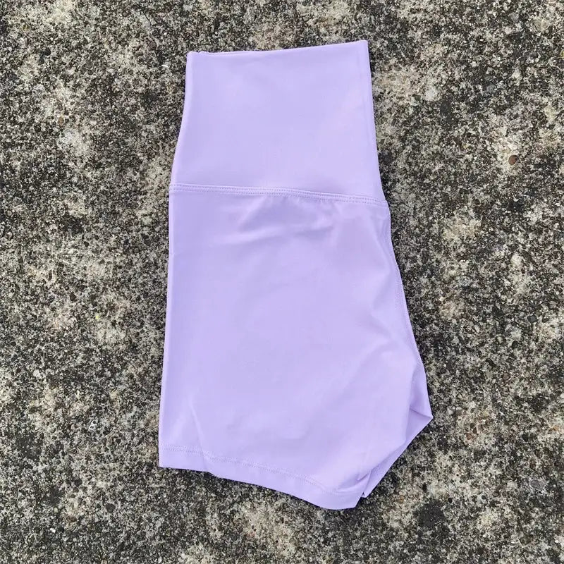 Women Fitness Sport Short High Waist Gym Leisure Yoga Short Legging Soft Tight Athletic Squatting Proof Comprehensive Training
