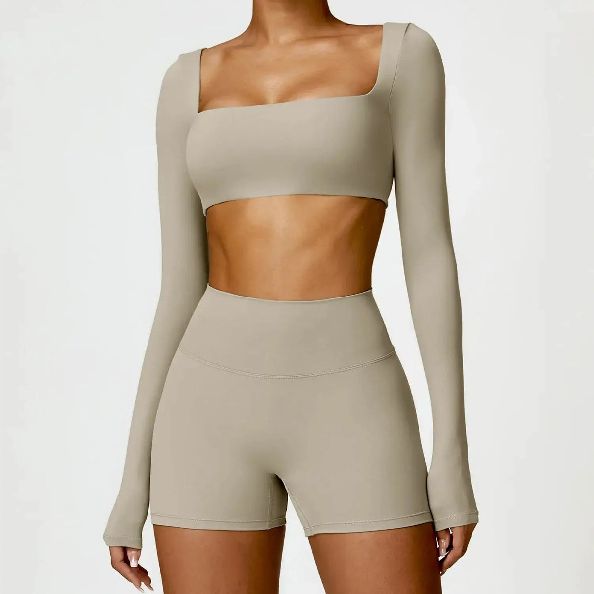 Women Yoga Sports Set Quick Dry 2 Piece Gym Outfit