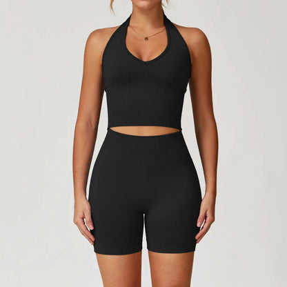2/3/4PCS Yoga Set Gym Clothes Sportswear Seamless Yoga Suits For Women Fitness Long Sleeved Tracksuits Sports Bra Gym Leggings