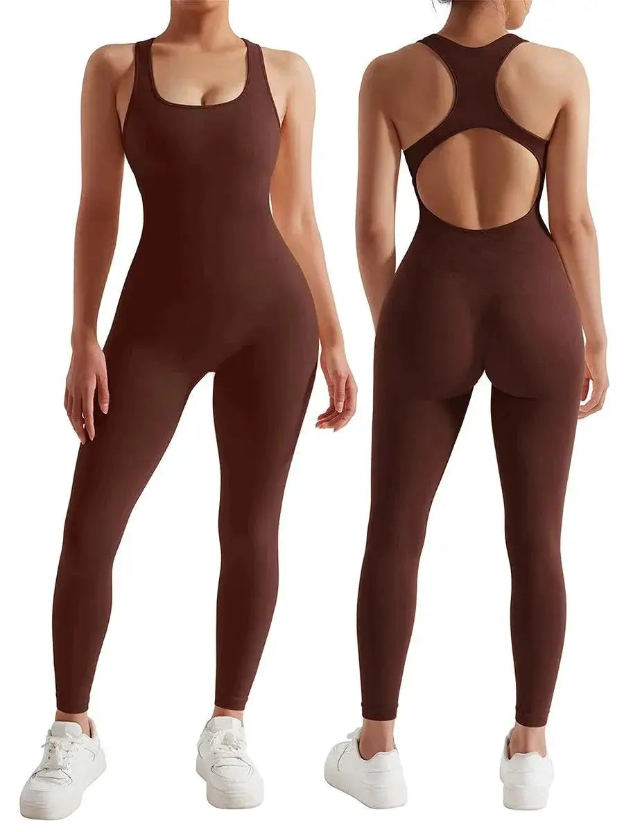 Women's Workout Jumpsuit Stylish Fitness Attire for Women