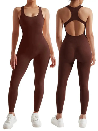 Women's Workout Jumpsuit Stylish Fitness Attire for Women